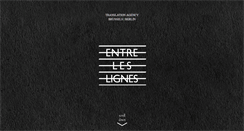 Desktop Screenshot of entre-les-lignes.be