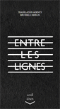 Mobile Screenshot of entre-les-lignes.be